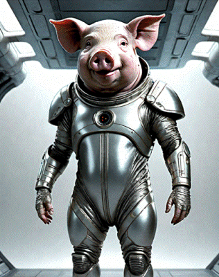 Pig In Spaaaaaaace!