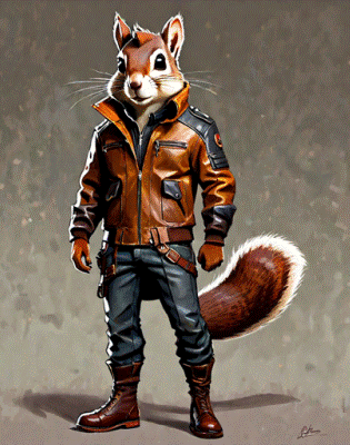 Rocky, the Flying Were-Squirrel