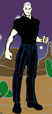 Hired ranch hand Sion Starr