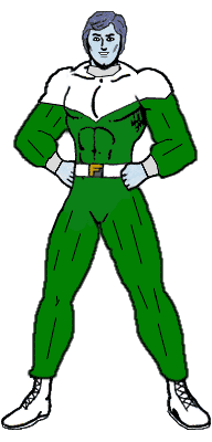Zero Man, in his insulated suit