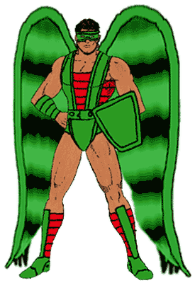 Amorpho as the Latino hero Quetzal