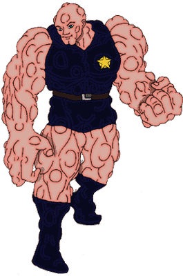 Lumpy in his Strikeforce uniform